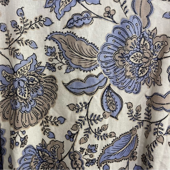 Tommy Hilfiger Sleeveless Provincial Paisley Flounce Hem Dress size 8 - Picture 11 of 11